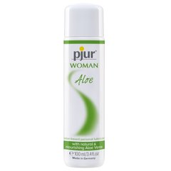Water based lubricant - pjur Woman Aloe 100 ml with aloe extract, moisturizing, paraben free