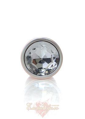 Anal metal plug Plug-Jewellery Pearl Gold Plug Clear L 62530064-00131 &mdash; photos