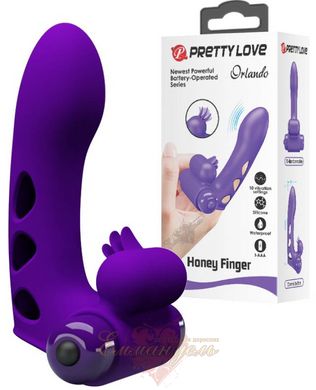 Вибронасадка на палец - Pretty Love Orlando Finger Violet