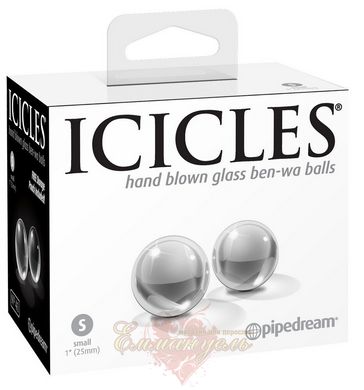 Вагінальні кульки - Icicles No.41 Small Glass Ben-Wa Balls