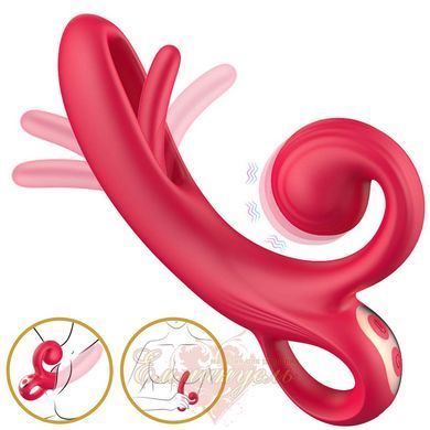 A vibrator with a moving tongue and clitoral stimulation - Erospace Sweet Play A4 62050070-0004 &mdash; photos