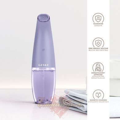 GESKE Aqua-Stream Face Cleanser 8-in-1 facial cleansing device purple HB0402 &mdash; photos