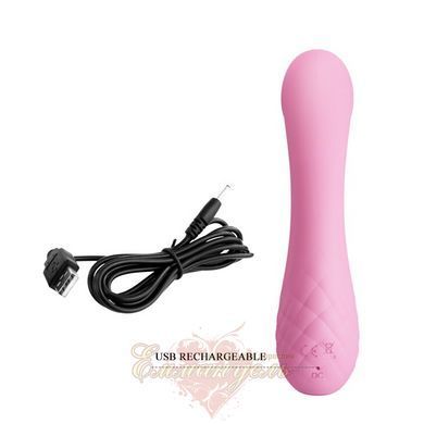 Вибратор - Pretty Love Ron Vibrator Pink, мягкий силикон 6603BI0714 фото