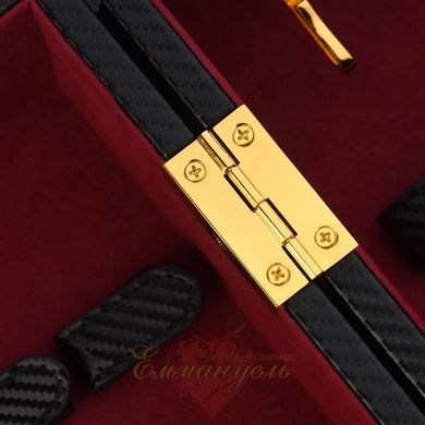 Шкаф-чемодан для БДСМ аксессуаров Upko, из итальянской кожи, черный, 14 предметов - UPKO Luxury SM Vertical Trunk Kit