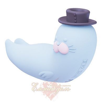 Вакуумний вібратор Kisstoy Franky Blue SO6549 фото