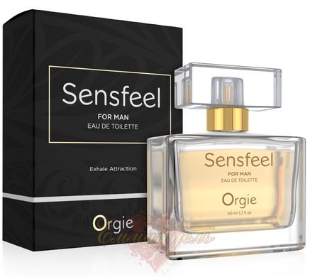 Perfume with pheromones for men - Orgie Sensfeel Man – Travel Size, 50 ml