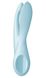 Клиторальный вибратор - Satisfyer Threesome 1 Light Blue с тремя гибкими пальчиками