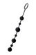 Anal chain - Toyfa A-toys with balls, silicone, black, 35.9cm