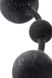 Анальний ланцюжок - Toyfa A-toys з кульками, силікон, чорний, 35,9см