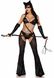 Erotic mistress cat costume - Leg Avenue Mistress Kitty XS, gloves, jumpsuit, mask