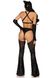 Erotic mistress cat costume - Leg Avenue Mistress Kitty XS, gloves, jumpsuit, mask