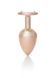 Anal metal plug Plug-Jewellery Pearl Gold Plug Clear L 62530064-00131 - photos (5