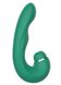 Vibrator - Chisa Kissen Siren with vacuum stimulation and vibration, green