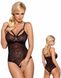 Lace bodysuit with access - Obsessive 818-TED-1 teddy, XS/S