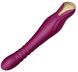 Vibrating massager with frictions and control from a smartphone - ZALO KING, Velvet
