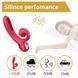 A vibrator with a moving tongue and clitoral stimulation - Erospace Sweet Play A4 62050070-0004 - photos (11