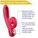 A vibrator with a moving tongue and clitoral stimulation - Erospace Sweet Play A4 62050070-0004 - photos (8