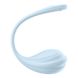 Smart Vibrating Egg - Satisfyer Smooth Petal Connect App Light Blue