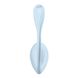 Смарт вібраційне яйце - Satisfyer Smooth Petal Connect App Light Blue