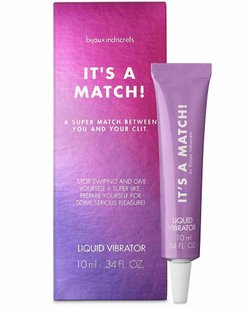 Жидкий вибратор - Bijoux Indiscrets Clitherapy Liquid Vibrator – IT'S A MATCH