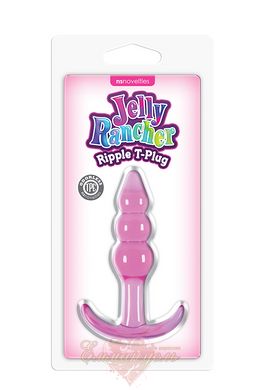 Плаг - Jelly Rancher T-Plug Ripple, Pink