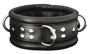 XXdreamSToys Leder-Halsfessel breit schwarz 614000256381 фото