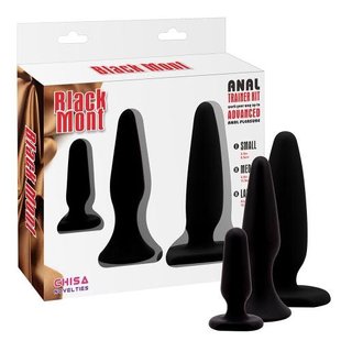 Набор анальных пробок - Anal Trainer Kit Black