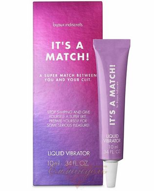 Рідкий вібратор - Bijoux Indiscrets Clitherapy Liquid Vibrator – IT'S A MATCH