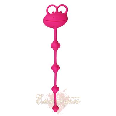 Anal stimulant - 10" Silicone Frog Anal Beads
