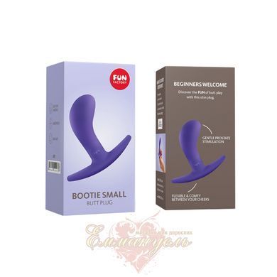 Butt plug - Fun Factory BOOTIE, S, purple, diameter 2.8 cm, thin restrictor SX1002 &mdash; photos