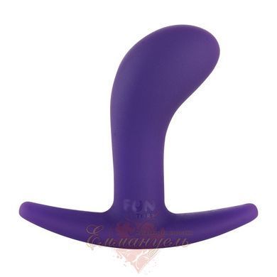Butt plug - Fun Factory BOOTIE, S, purple, diameter 2.8 cm, thin restrictor SX1002 &mdash; photos