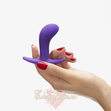 Butt plug - Fun Factory BOOTIE, S, purple, diameter 2.8 cm, thin restrictor SX1002 &mdash; photos