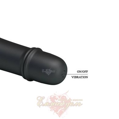 Мини вибратор - Pretty Love Solomon Vibrator Black - 12,3 x 2,9