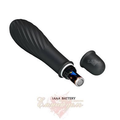 Mini vibrator - Pretty Love Solomon Vibrator Black - 12,3 x 2,9