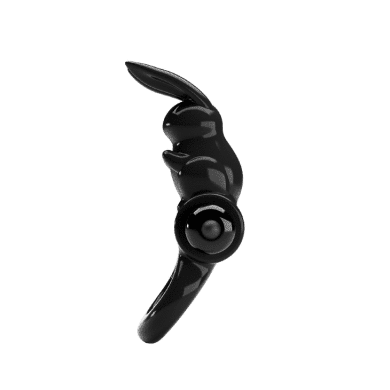 Vibrating Cock Ring with Bunny Ears Pretty Love Exciting Ring &mdash; 10 Vibration Modes, Black BI-210245 &mdash; photos