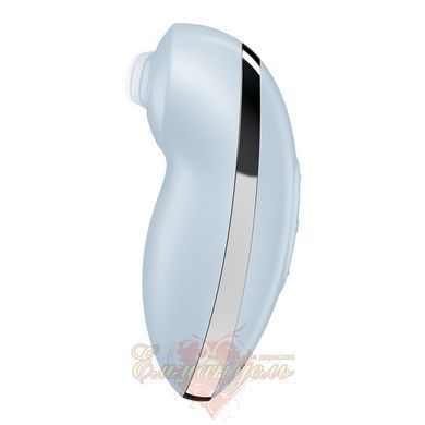 Satisfyer Tap & Climax 2 Blue Vibrating Pulsator with Finger Tapping Effect SX2183 &mdash; photos
