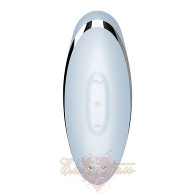 Satisfyer Tap & Climax 2 Blue Vibrating Pulsator with Finger Tapping Effect SX2183 &mdash; photos