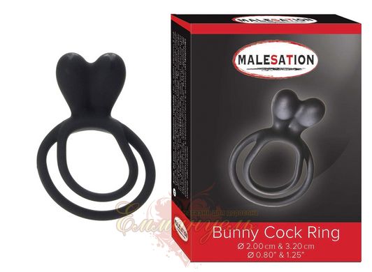 Эрекционное кольцо - MALESATION Bunny Cock Ring