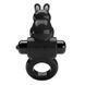 Vibrating Cock Ring with Bunny Ears Pretty Love Exciting Ring &mdash; 10 Vibration Modes, Black BI-210245 - photos (4