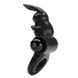 Vibrating Cock Ring with Bunny Ears Pretty Love Exciting Ring &mdash; 10 Vibration Modes, Black BI-210245 - photos (3
