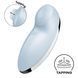 Satisfyer Tap & Climax 2 Blue Vibrating Pulsator with Finger Tapping Effect SX2183 - photos (1