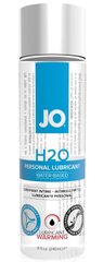Water-based warming lubricant - System JO H2O WARMING (240ml) with peppermint extract