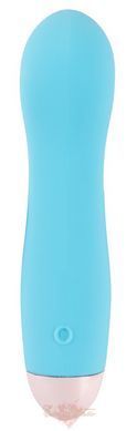 Мини-вибратор Cuties Blue &ndash; 7 режимов вибрации, силиконовый, USB зарядка 42-05953220000 фото