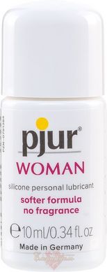 Смазка на силиконовой основе - pjur Woman 10 мл, без ароматизаторов и консервантов специально для нее
