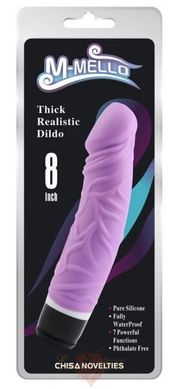 Вибромассажер - M-Mello Thick Realistic Dilio Purple
