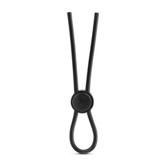 Регулируемое эрекционное кольцо - Blush Stay Hard Silicone Loop Cock Ring - Black