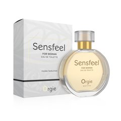 Perfume with pheromones for women - Orgie Sensfeel Woman – Travel Size, 50 ml