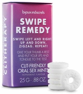 Мятные конфеты - Bijoux Indiscrets Swipe Remedy – clitherapy oral sex mints