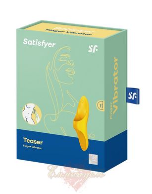 Thumb vibrator - Satisfyer Teaser Dark Yellow