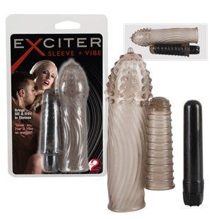 Насадка з вібрацією - Exciter Sleeve + Vibe 61325825810000 фото